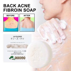 Jaysuing Back Anti-Acne Silk Soap, Body Cleanser Acne Pimple Beauty Back Moisturizing Bath Soap