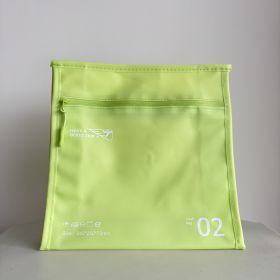 Toiletry bag cosmetic bag portable new large capacity swimming bathing travel skin care products storage bag(green)