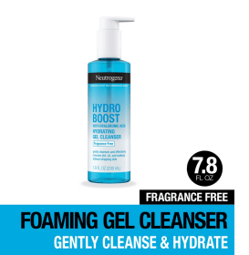 Neutrogena Hydro Boost Hyaluronic Acid Gel Facial Cleanser and Face Wash, Fragrance-Free, 7.8 oz