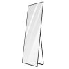 Full Length Mirror 63x18.9in Aluminum Alloy Wall Mirror Free Standing Floor Mirror Hanging Leaning Against Wall for Dressing Bedroom Living Room