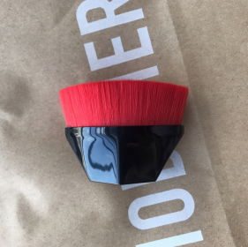 Foundation Brush BB Cream Makeup Brushes Loose Powder Brush Flat Kit (Option: Red)