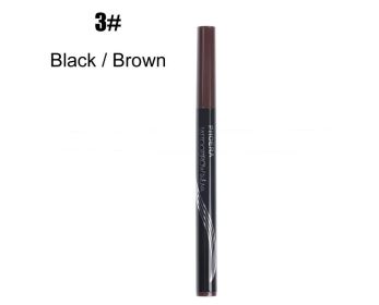 New Long Lasting Ultra-Fine Four-Comb Eyebrow Pencil (Color: 3 pcs Brown)