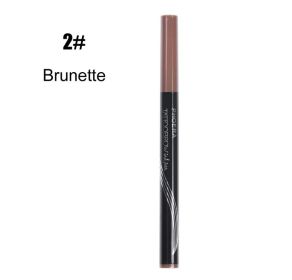 New Long Lasting Ultra-Fine Four-Comb Eyebrow Pencil (Color: Brunette)