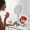 30X Magnifying Mirror With Light 3 Colors Dimmable Brightness Included Tweezer Scissor 
Travel Magnifying Makeup Mirror with Suction Cup 360° Adjusta